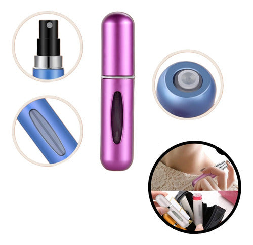 Perfucasa Mini Portable Refillable Atomizer 5ml X5 0