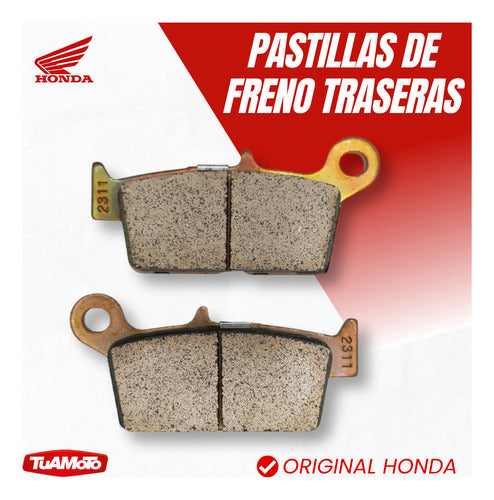 Honda Original Rear Brake Pads for NX4 Falcon 3