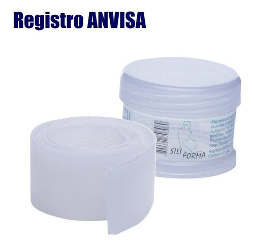 Fita Adesiva Abdominal Cicatriz Hipertrófica Queloide 45x3cm 5