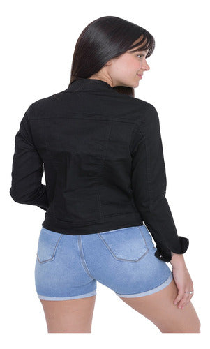 Classic Stretchy Denim Jacket for Women 2