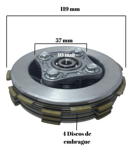 Embrague Completo Honda New Wave 110 S 1