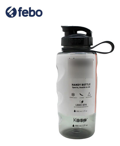 Keep Bottle 800ml Black Febo 1