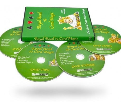 Royal Road to Card Magic 4 DVD Set - Cartomagia by Alberico Magic 0