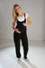 Victoria Candel Black Lycra Jumpsuit for Pregnant Women 5