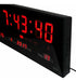 ULI Digital LED Wall Clock with Alarm, Calendar, and Temperature - 36cm 4