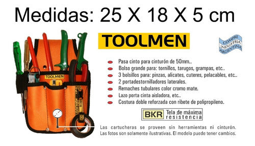 Toolmen Cinturon Porta Herramientas Toolmen T92 Con Cinturón T95 1