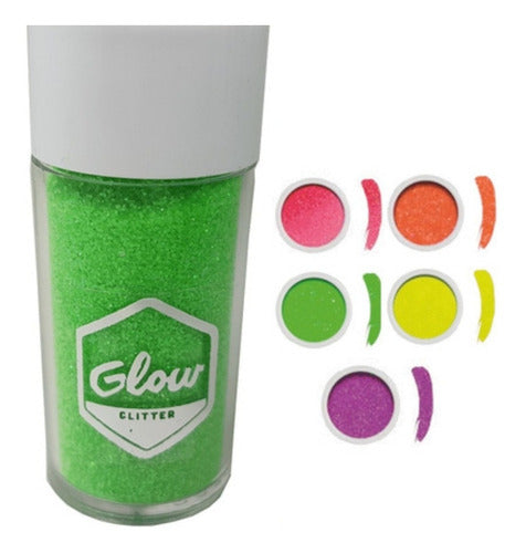 Glow Glitter Fluor Glow Maquillaje Artístico Luz Negra 0