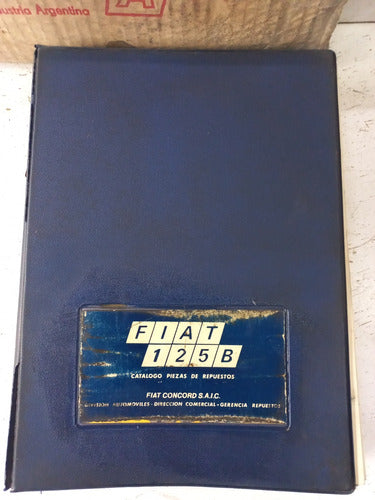 Fiat Original Parts Catalog 125 Berlina 0