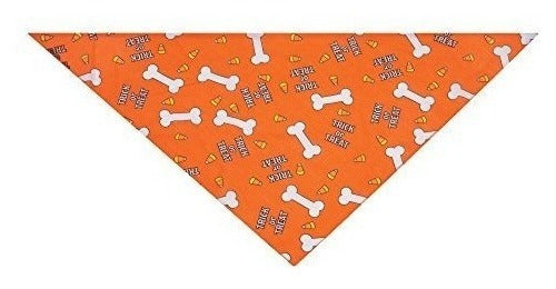 Aria Trickortreat Dog Bandanas for Dogs Orange 1