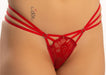 Micro Thong Pasionel Lace with 3 Straps 1422 Red - Fun* 0