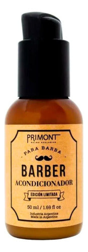 Kit Primont Barber Sh + Acondicionador + Gel Efecto Fuerte 2