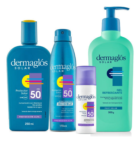 Dermaglós Complete Sunscreen Kit FPS 50 0