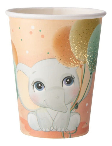 Safari Animals Polypaper Cup for Events 240cc Pack of 10 2