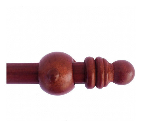 Wooden Curtain Rod X 3.60 33 mm 0