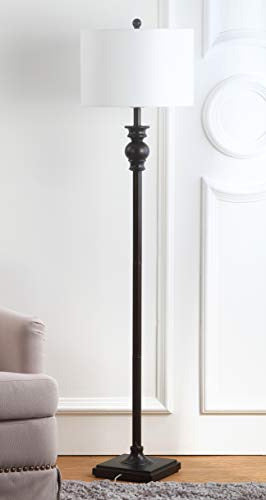 Safavieh Lighting Collection Alphie Ebony Floor Lamp 0