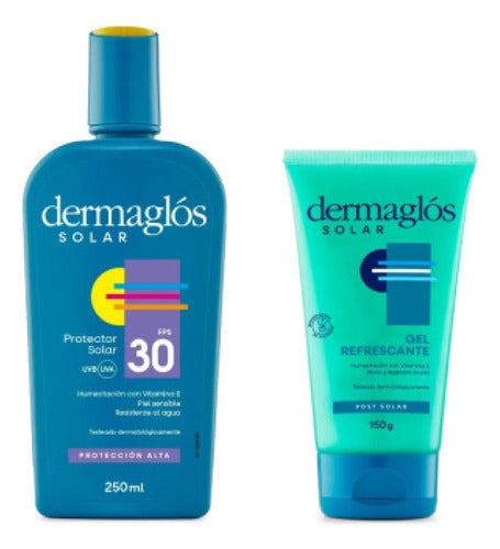 Dermaglós Solar Protection Kit Emulsion FPS 30 + Post-Solar 1