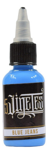 Tinta Tattoo 5 Jinetes Ink 1oz. Blue Jeans 0