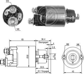 ZM Solenoid or Automatic Honda Zm 702 0