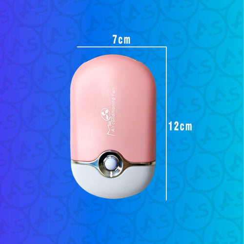 Portable Mini Fan Eyelash Nail Dryer USB Rechargeable 1