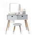 Nunukids Children's Vanity with Bench and Accessories 0