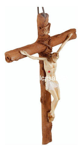 Fars Wall Cross of Jesus Christ in Relief 29cm Italy 1