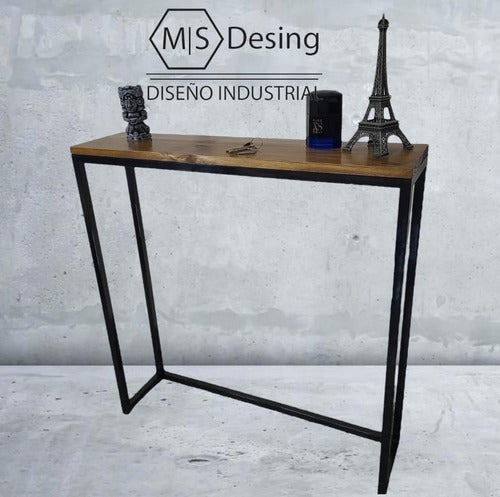 Industrial Style Entryway Console Table 1