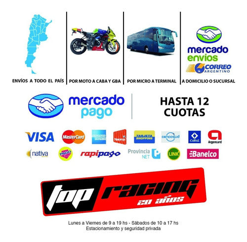 Roza Cadena 32 42 Mm  Para Moto Cuatri Top Racing Ituzaingo 3