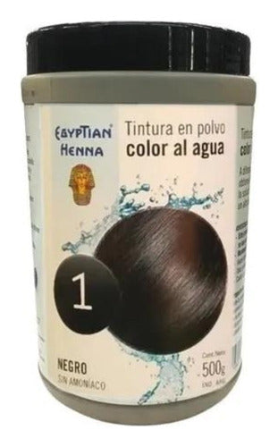 Henna Egyptian Coloración Al Agua Pote 500g 0