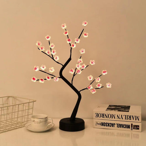 Byncceh 36 Led Bonsai Cherry Bossom Tree Light, Luces Árbol 0