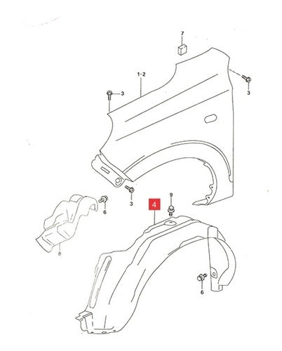 Salvabarro Delt. Der. Suzuki Alto 800 Gl 2016-19 0