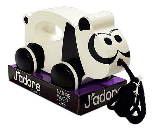 Panda De Madera Arrastre Jadore Ja821125 0