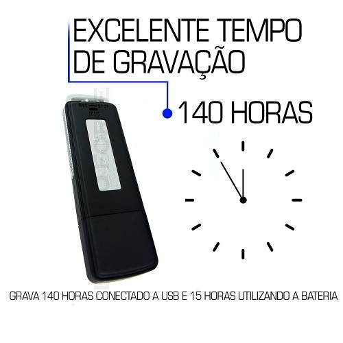 Gravação De Som Gravador Voz Usb Pen Drive Mini Aparelho Ba1 2