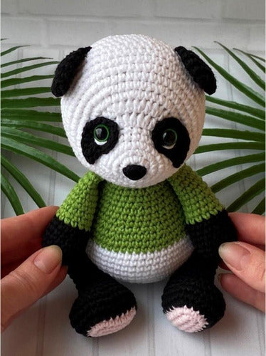 Panda Bear Amigurumi Knitting Pattern 1