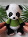 Panda Bear Amigurumi Knitting Pattern 1