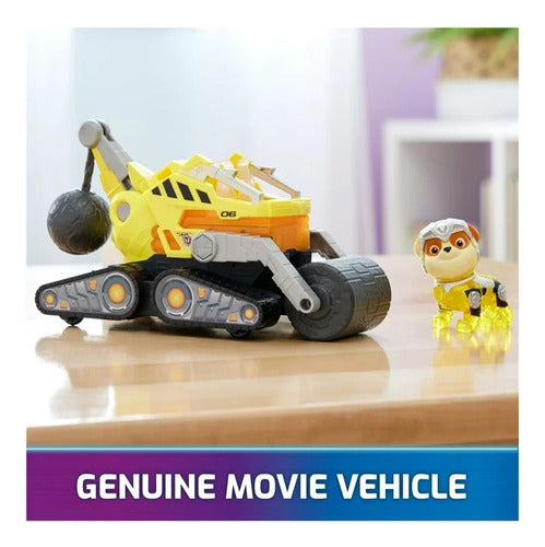 PAW Patrol Mighty Movie Rubble Bulldozer with Light and Sound 2