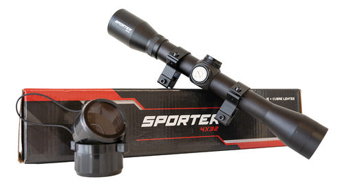 Krico Sporter 4x32 Scope with Mount and Rangefinder Reticle 6