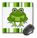 3drose Llc 8 x 8 x 0.25 inches Mouse Pad, Cute Happy Verd 0