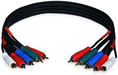 Monoprice 1.5ft 22AWG 5-RCA Cable 0