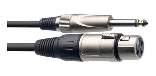 Stagg SMC3XP 3m XLR to Jack Microphone Cable 0