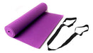 KRV Yoga Mat + 2 PVC Weights Pilates Fitness Rollable 1