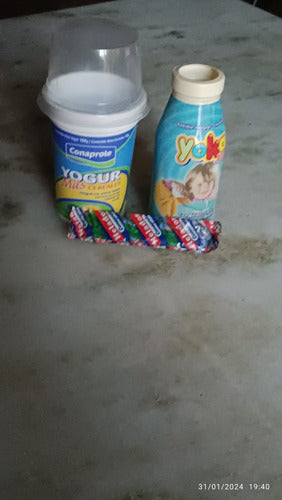 Promoción De Conaprole, Vaso Yogur Y Cereales,y Botella Yoka 2