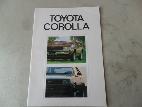 Folleto Toyota Corolla Antiguo Catalogo 1979 1980 No Manual 0