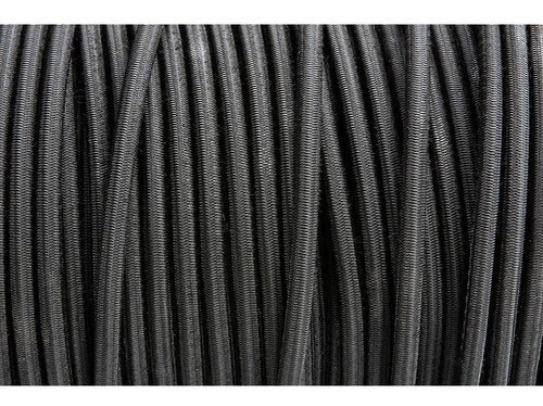 Printemps Elastic Rope 6 mm Black 100 Meter Roll 0