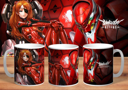 Animefan_ar Ceramic Mug Evangelion Anime 1