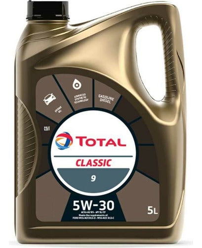 Aceite Total Classic 9 5w30 Sintetico 5l. L46 0