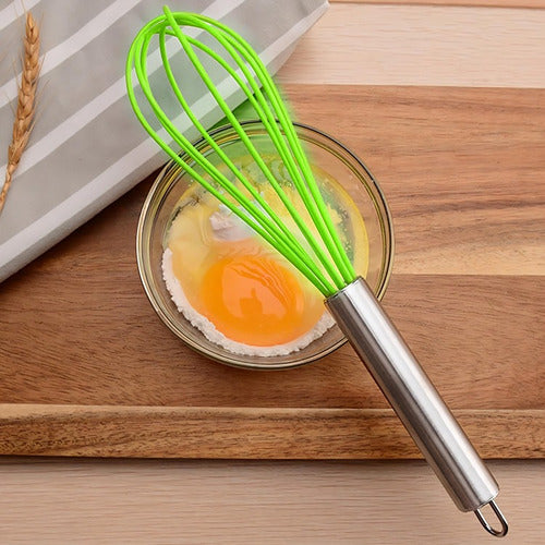Silicone Manual Whisk with Steel Handle by Carol Reposteria 42