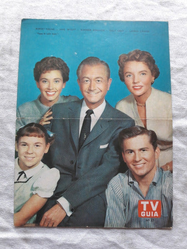 Antiguo Poster Revista Tv Guia N° 37 Robert Young Jane Wyatt 0