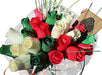 The Original Wooden Rose Christmas Flower Bouquet Closed Bud (2 Dozen) 2