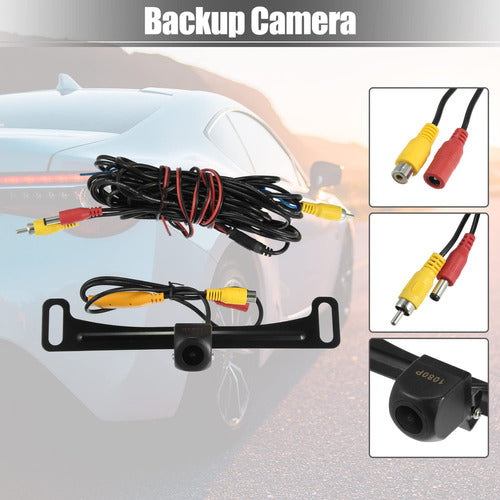 X Autohaux DC 12V 1/2.7 Inches AHD 1080P Backup Camera 3