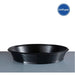 Plastivas Genoa Black Salad Bowl with Lid - Pack of 10 2